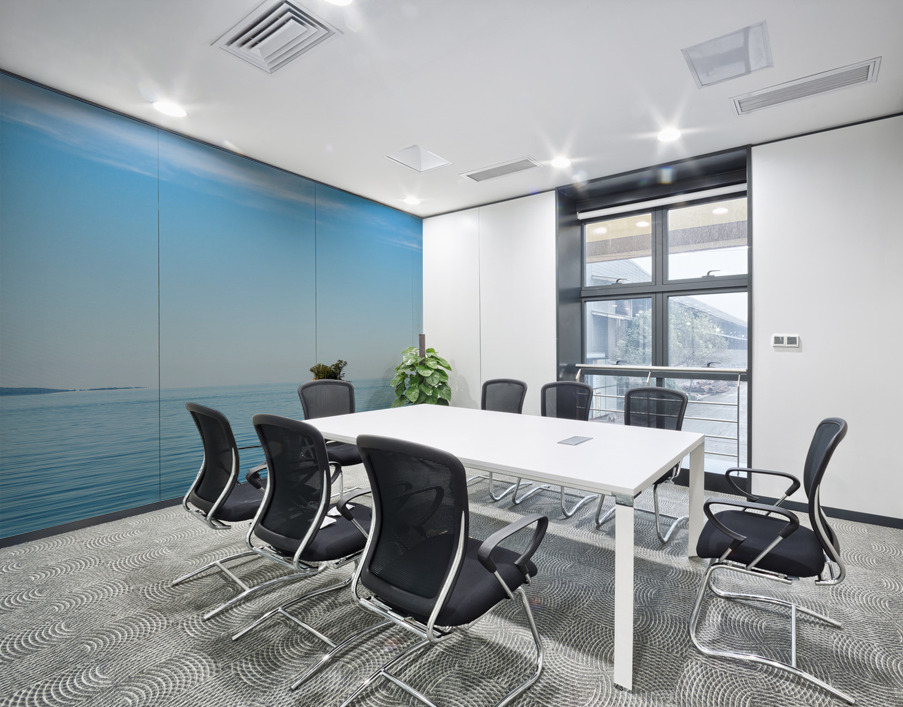 Small rocky island in Lake Champlain Wall Printing