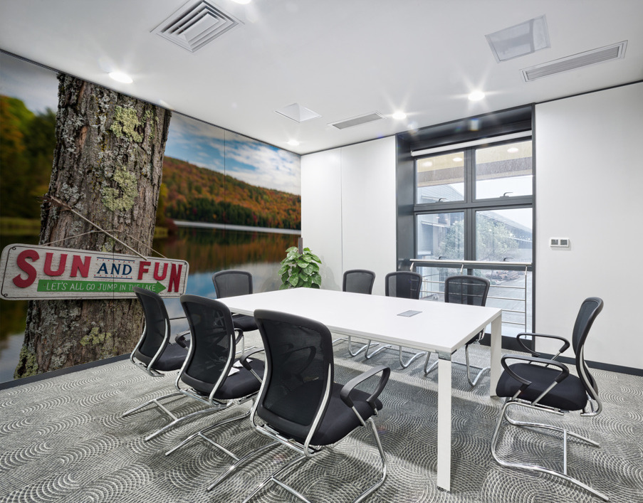 Sun and Fun swimming sign by Silver Lake Vermont Wall Printing