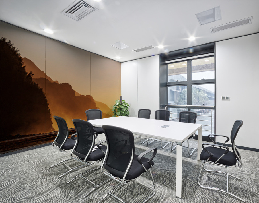 Misty sunset on Na Pali coastline Wall Printing