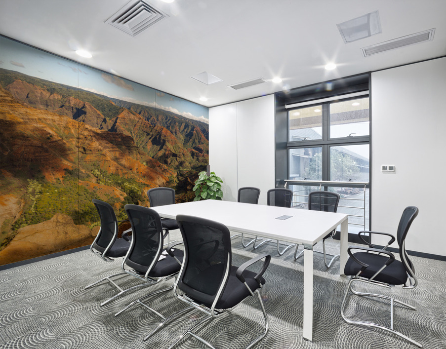 Garden Island of Kauai from helicopter tour Wall Printing