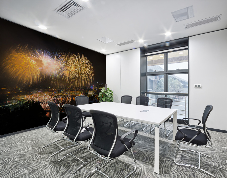 Fireworks over Pittsburgh for Independence Day Wall Printing
