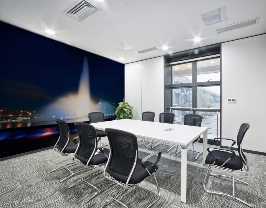 Point State Park Fountain in downtown Pittsburgh at night Wall Printing