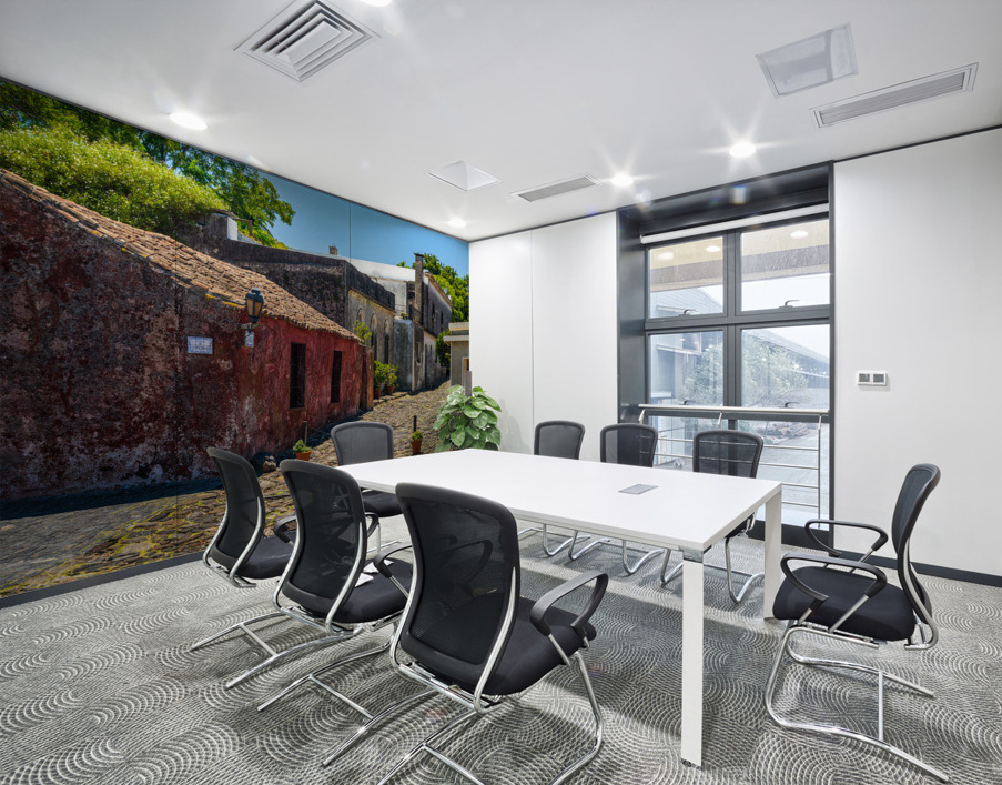 Street of Sighs in historical town of Colonia del Sacramento Wall Printing