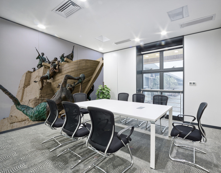 Mariners Monument to Magellan on seafront in Punta Arenas Chile Wall Printing