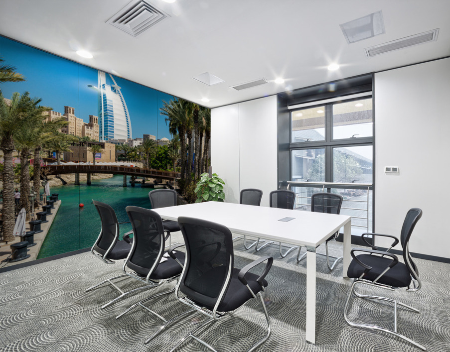 Vertical format around Souk Madinat Jumeirah in Dubai Wall Printing