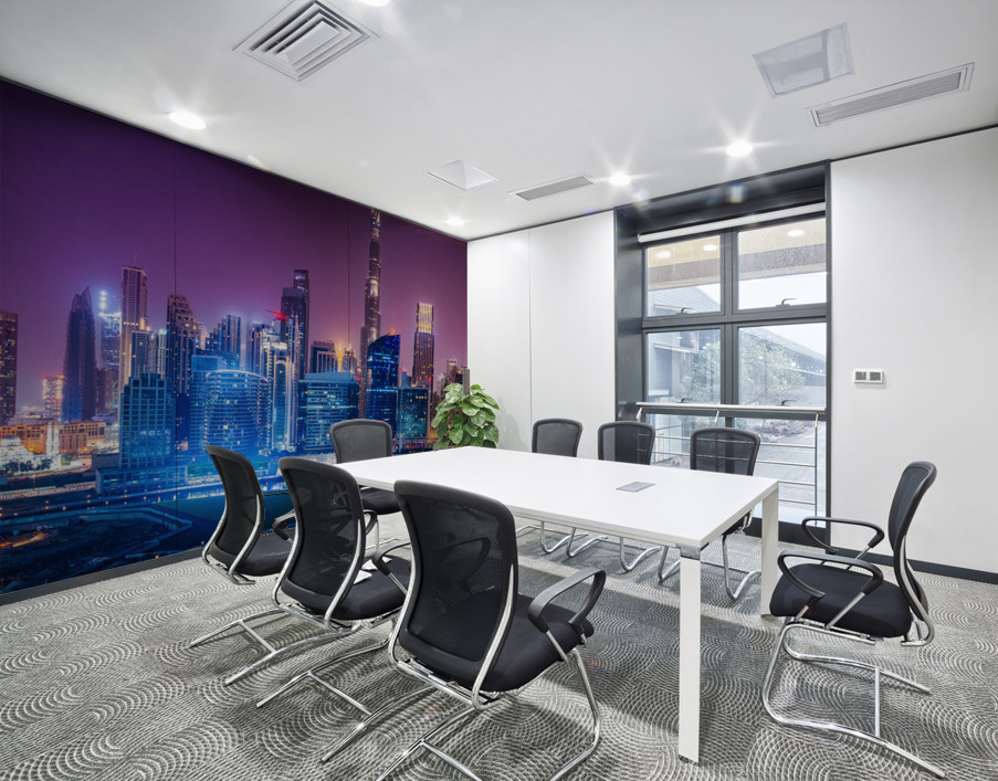 Offices and apartments of Dubai Business Bay and Downtown Wall Printing