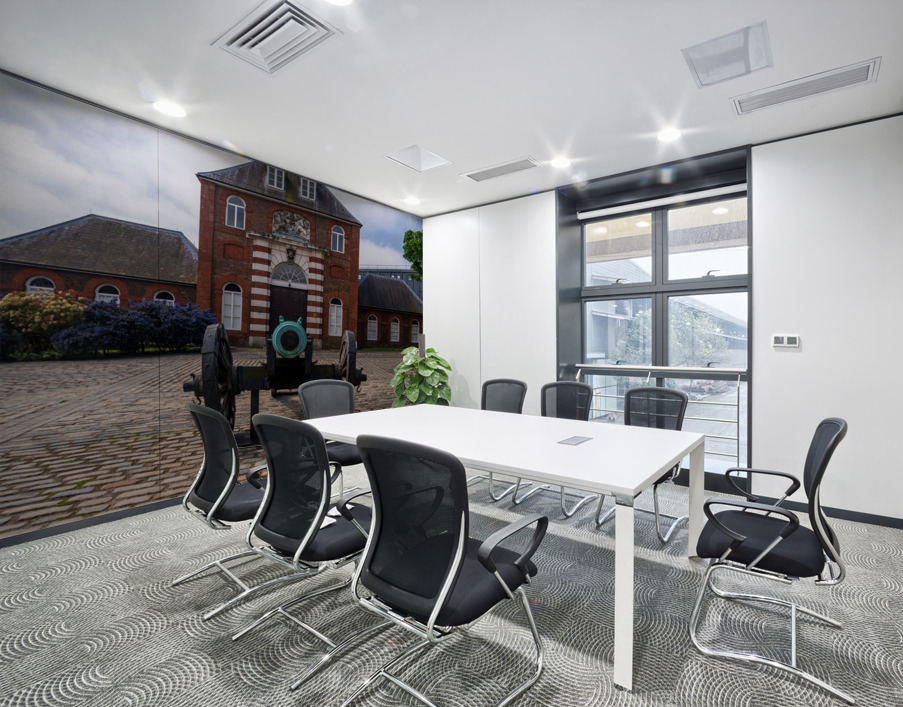 Spring at Royal Brass Foundry in Arsenal Riverside Wall Printing