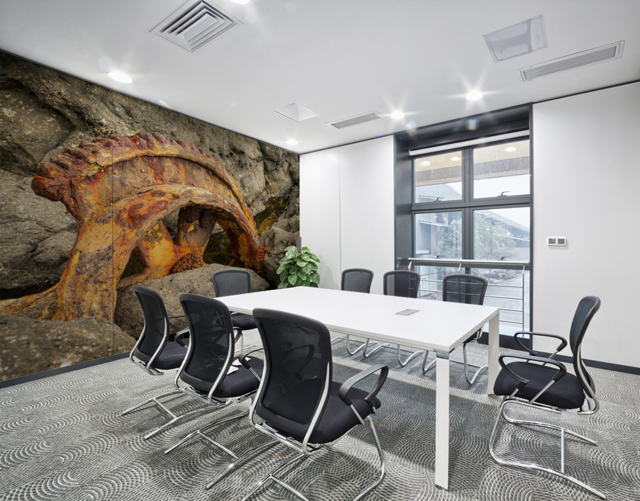 Sugar industry equipment abandoned on Mokolea Point Wall Printing