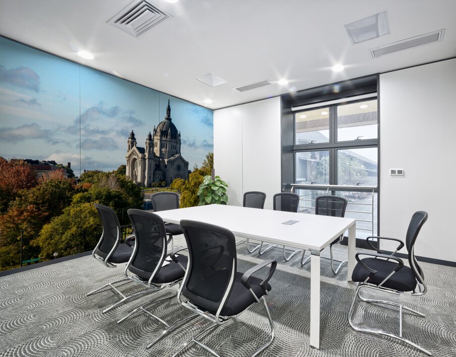 Cathedral of Saint Paul in St Paul Minnesota from Capitol Wall Printing