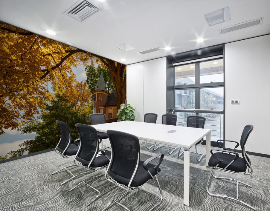 Victorian home on W Broadway in Decorah Iowa Wall Printing