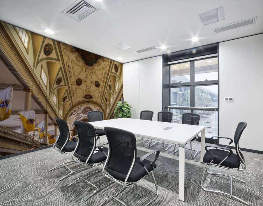 Interior of Cathedral Basilica of Saint Louis in New Orleans LA Wall Printing