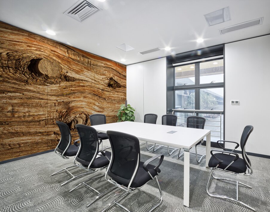 Background close up of cedar trunk bark Wall Printing