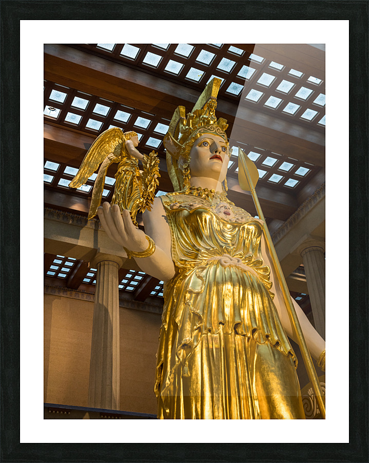 Statue of Athena in Nashville Parthenon Picture Frame print