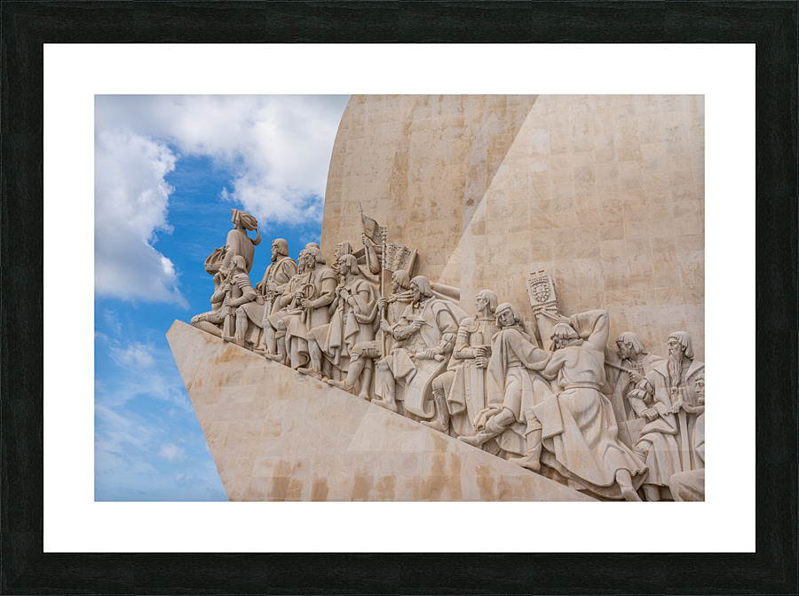 Monument of the Discoveries in Belem near Lisbon Picture Frame print