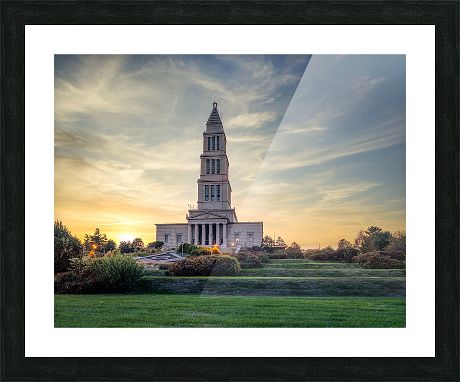 George Washington Masonic Memorial Picture Frame print