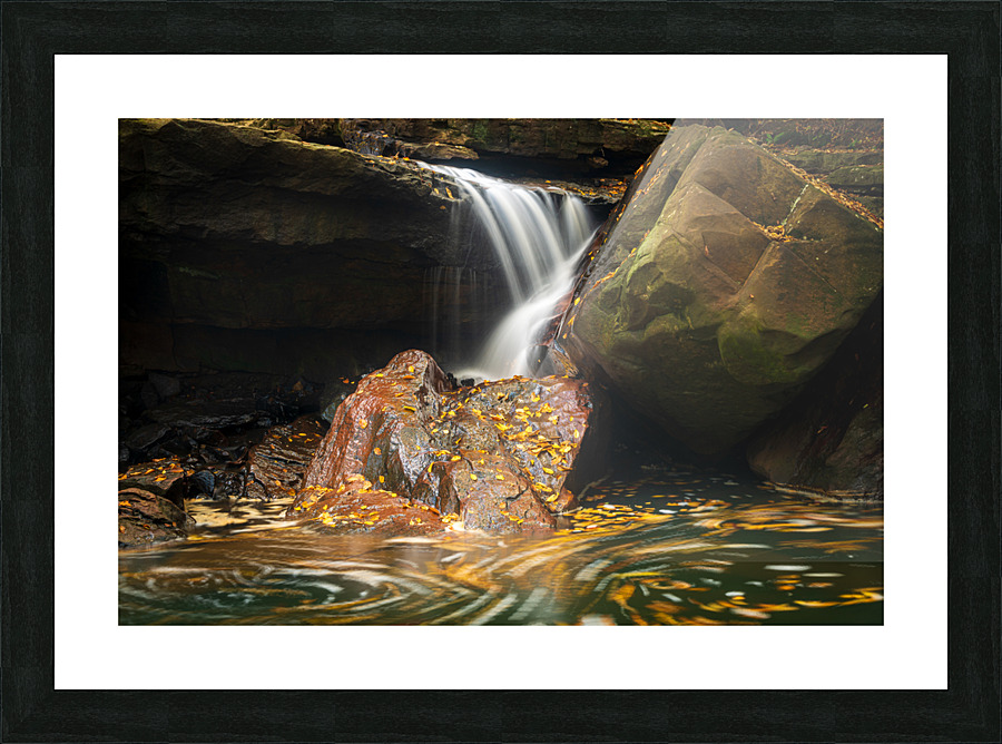 Waterfall on Deckers Creek near Masontown Picture Frame print