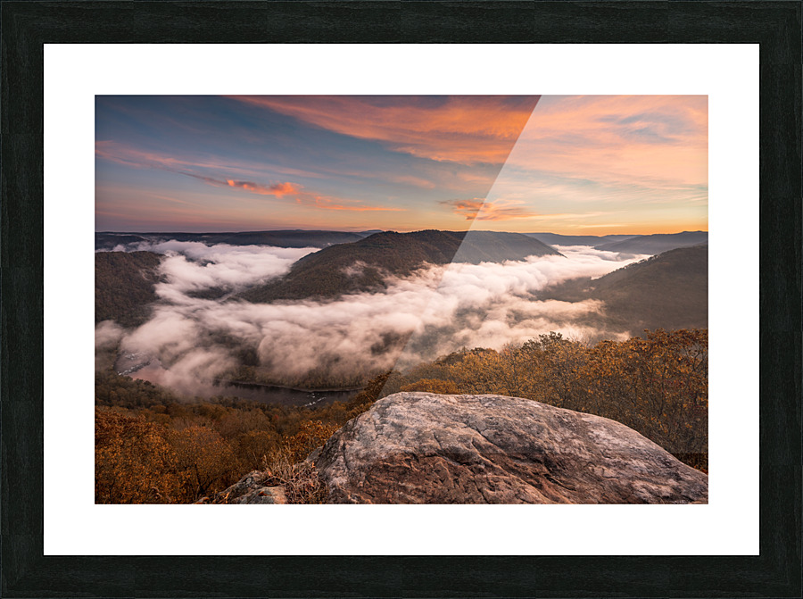 Grand View in New River Gorge Picture Frame print