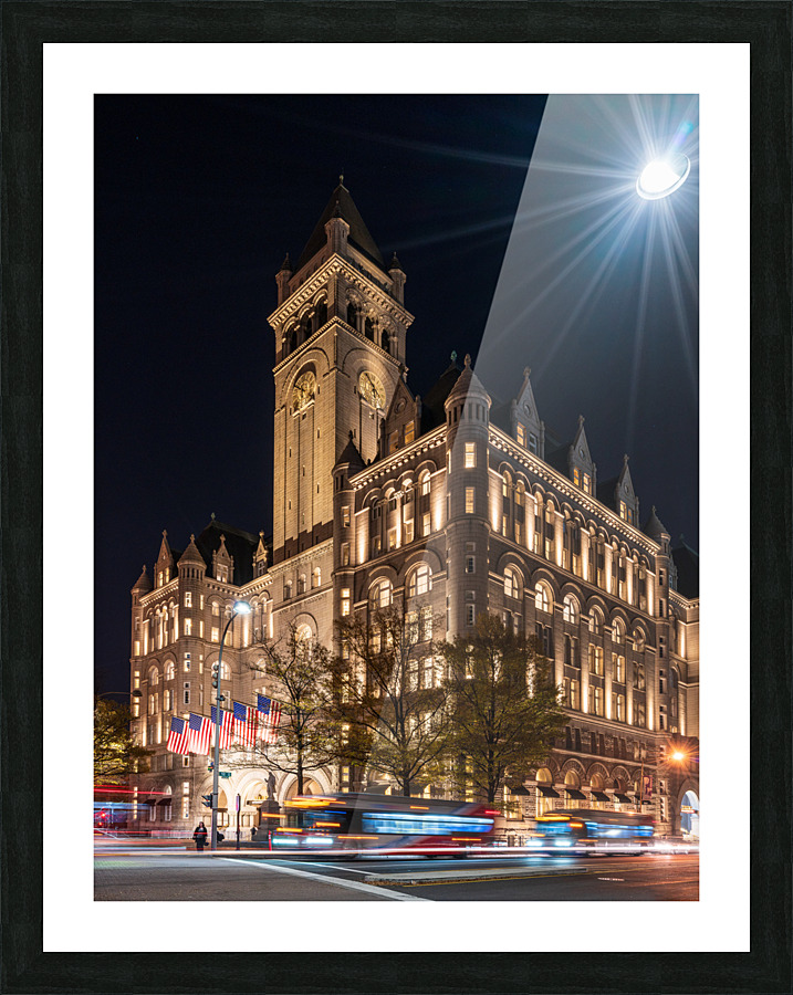 Trump International Hotel in Washington DC Picture Frame print