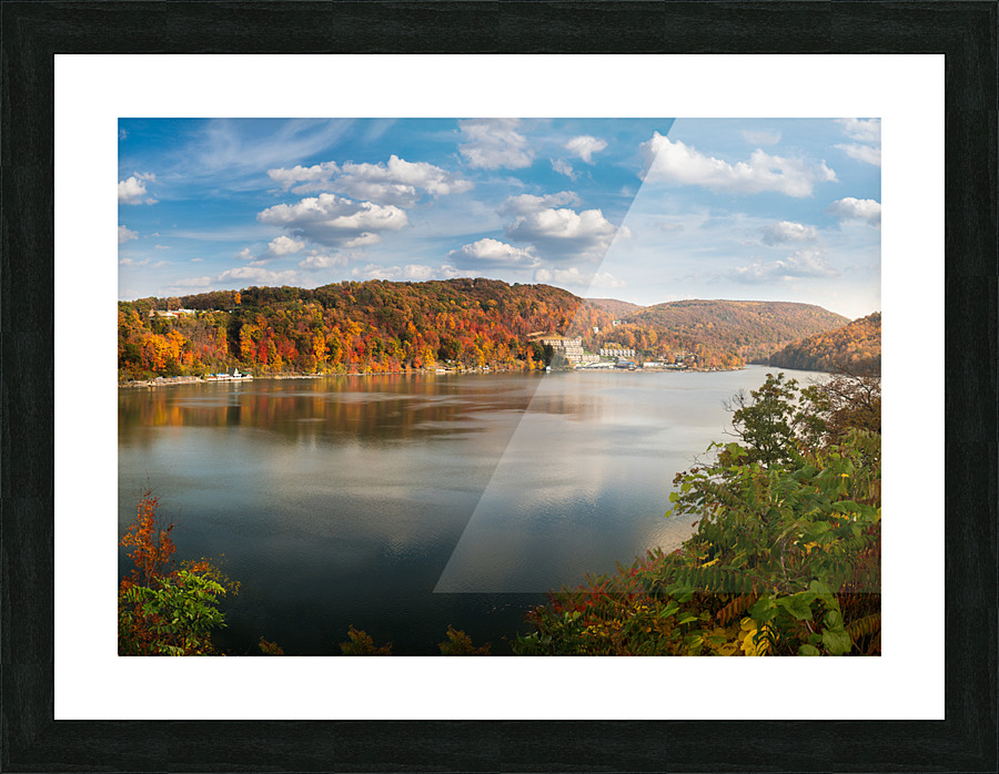 Fall colors on Cheat Lake Morgantown Picture Frame print