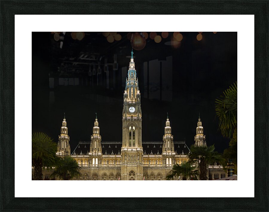  Rathaus building in Vienna Austria Picture Frame print