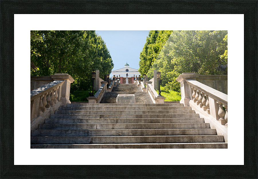 Monument Terrace in Lynchburg Virginia Picture Frame print