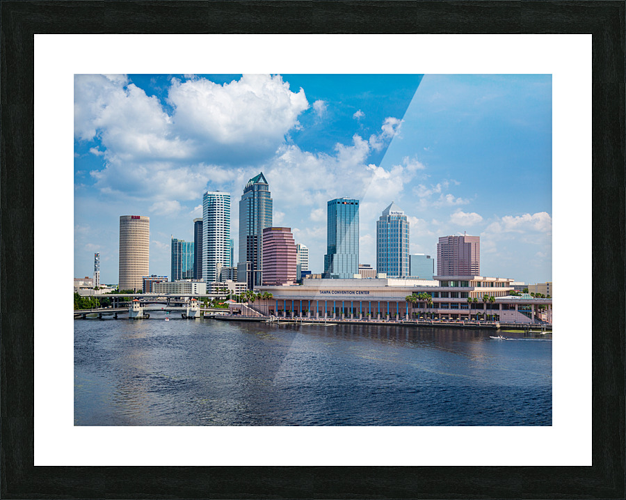 City skyline of Tampa Florida during the day Impression et Cadre photo