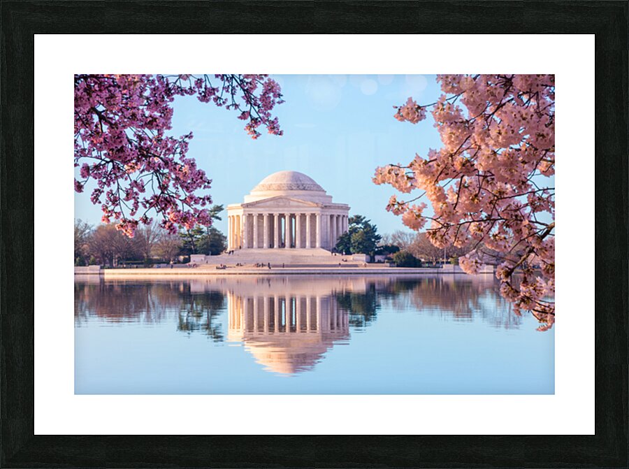 Beautiful early morning Jefferson Memorial wall art Picture Frame print