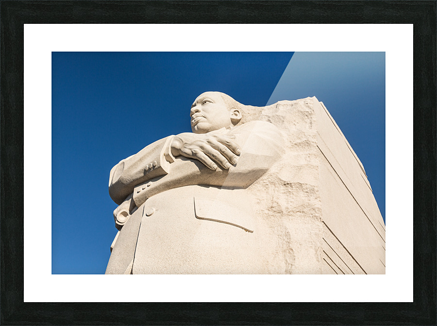 Martin Luther King Monument DC Picture Frame print