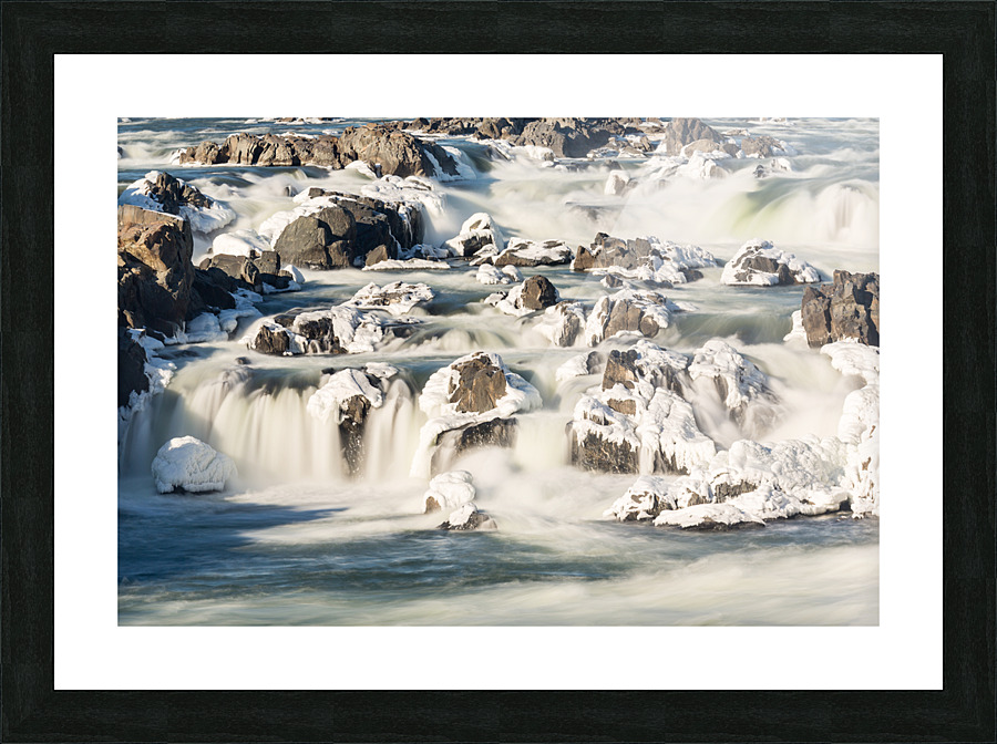 Great Falls on Potomac outside Washington DC Picture Frame print