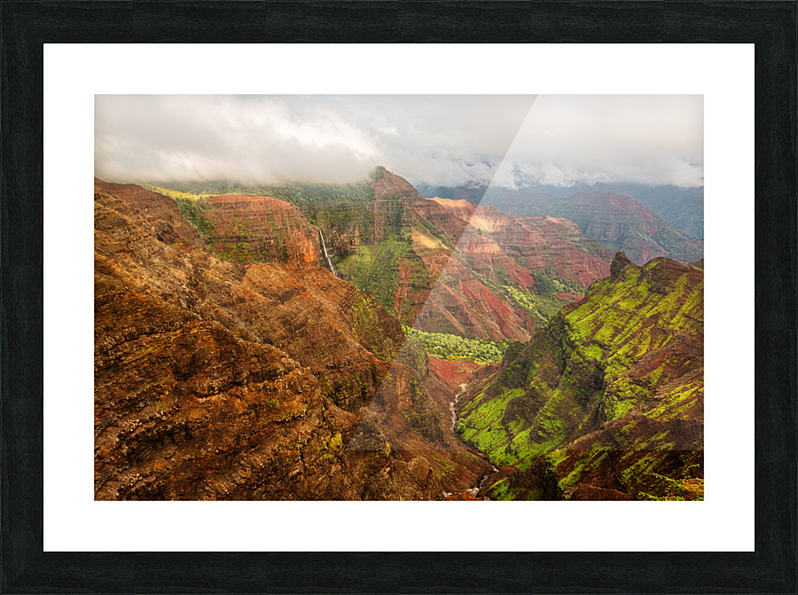 Waimea Canyon Kauai island Hawaii Picture Frame print