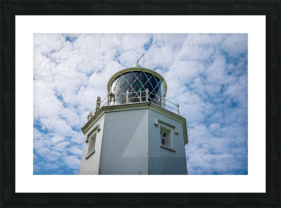 Detail of lighthouse lens at Lizard Light house in Cornwall Picture Frame print