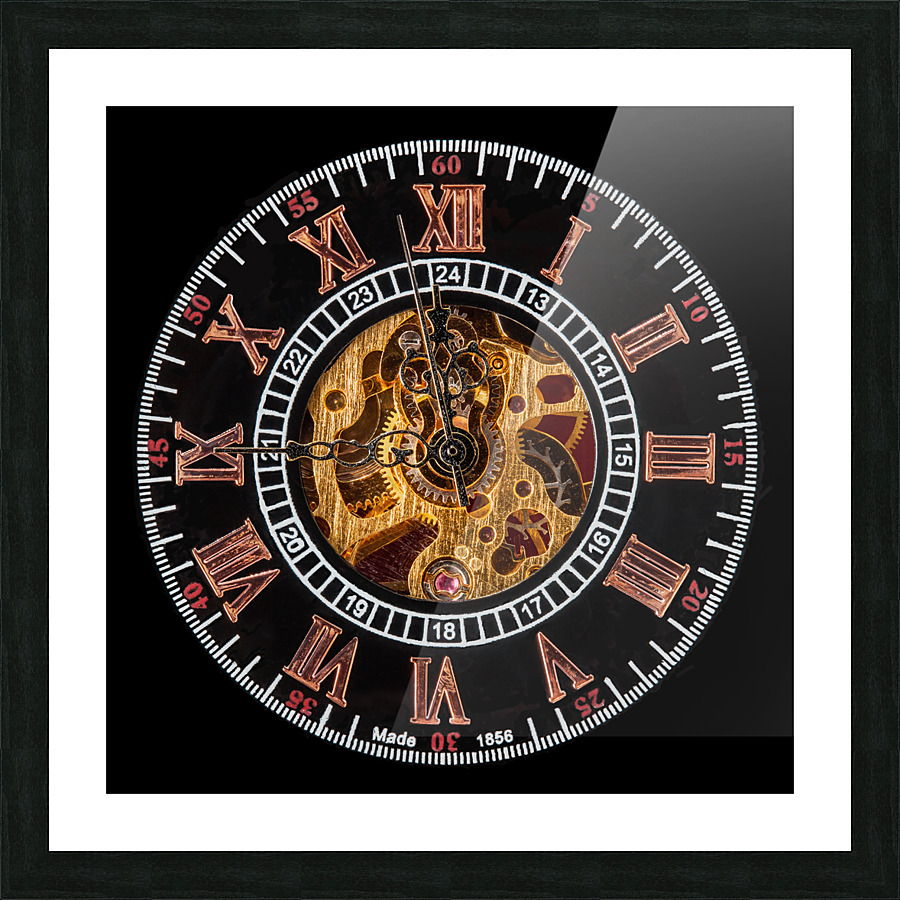 Interior face of antique hand wound watch Impression et Cadre photo