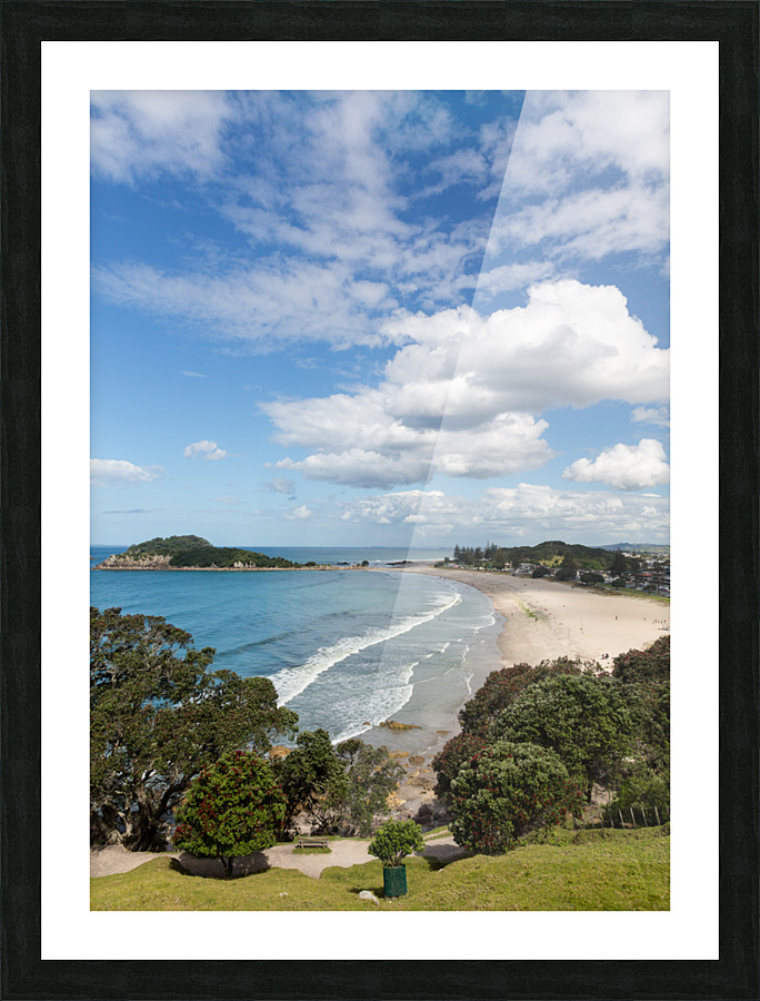 Hike around The Mount at Tauranga in NZ Picture Frame print