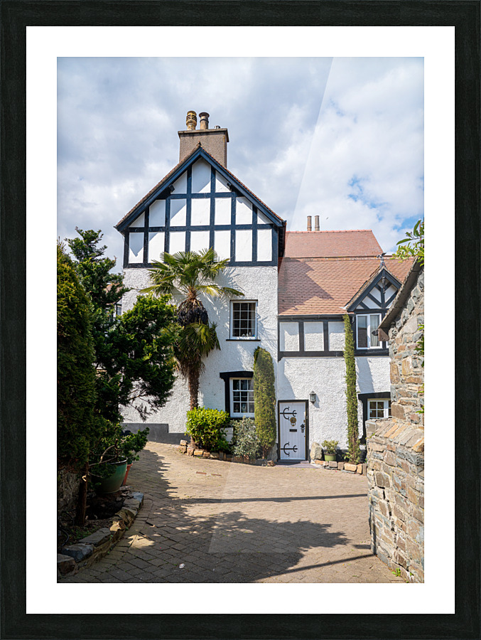 Pretty victorian home in the ancient city of Conwy in North Wale Impression et Cadre photo