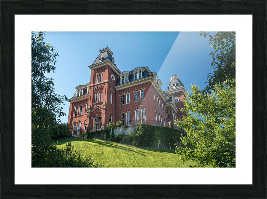Woodburn Hall at WVU in Morgantown WV Picture Frame print