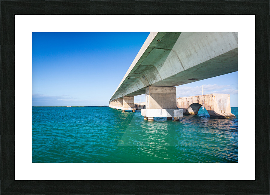Florida Keys bridge and heritage trail Impression et Cadre photo