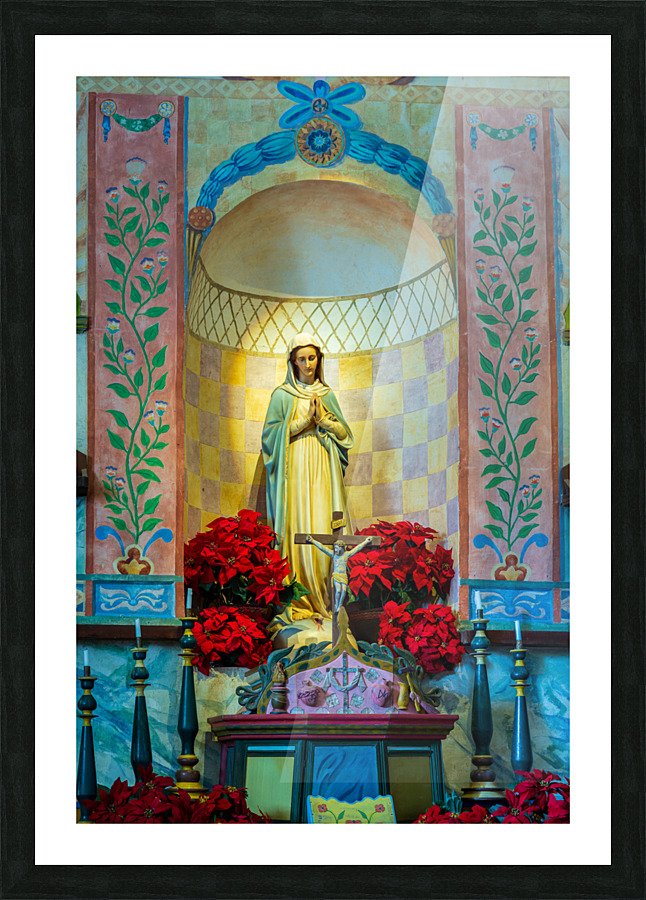 La Purisima Conception mission CA Picture Frame print