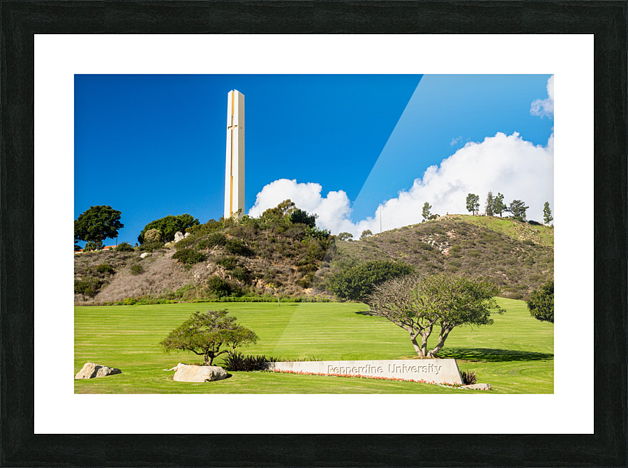 Phillips Theme Tower at Pepperdine University Picture Frame print