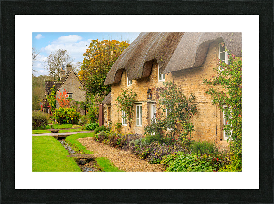Minster Lovell in Cotswold district of England Picture Frame print
