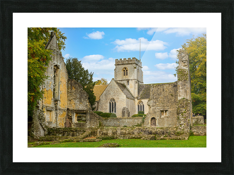 Minster Lovell in Cotswold district of England Picture Frame print