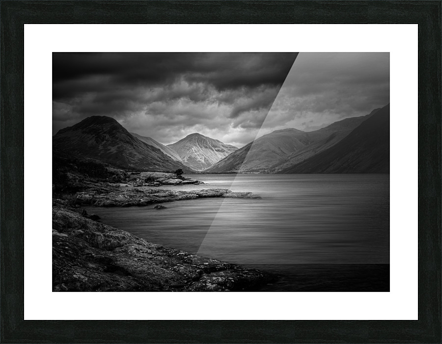 Wast water in english lake district Picture Frame print