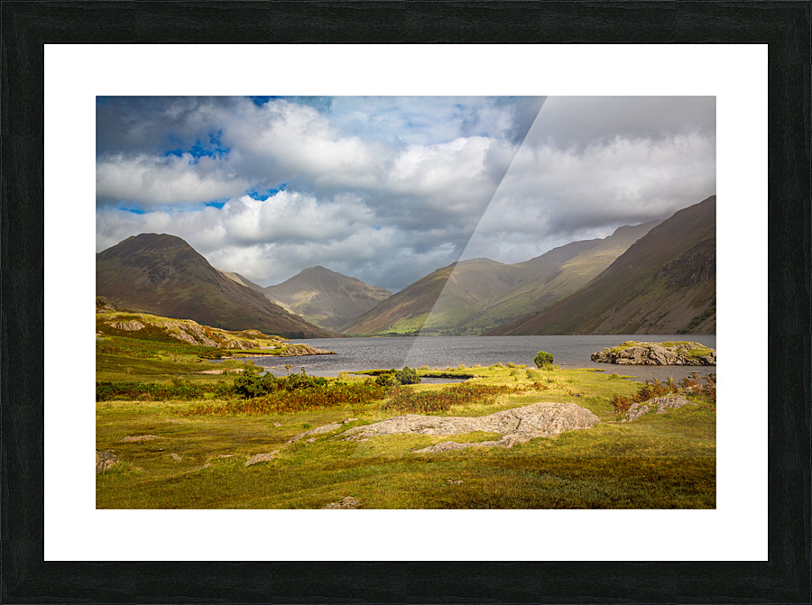 Wast water in english lake district Picture Frame print