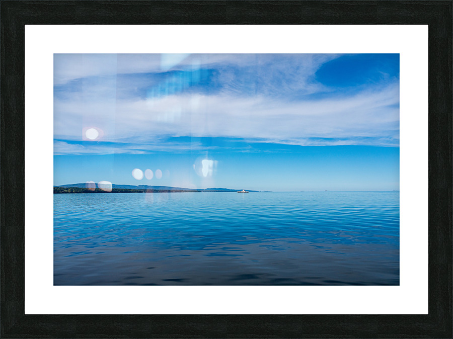 Car Ferry from Essex to Charlotte on Lake Champlain Picture Frame print