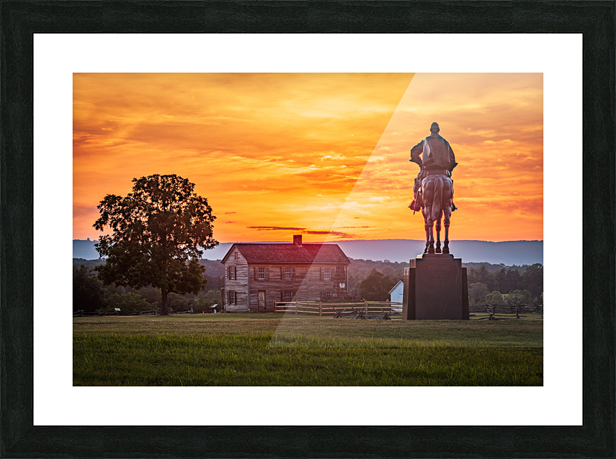 Stonewall Jackson at Manassas Battlefield Impression et Cadre photo