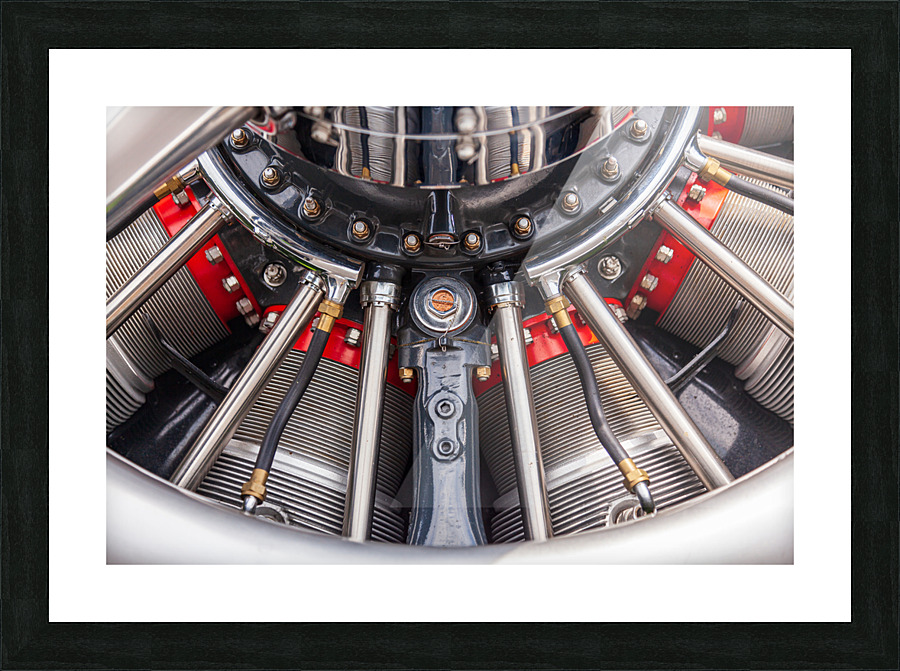 American AT-6 Texan engine Impression et Cadre photo