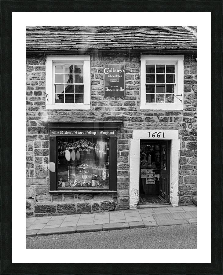 Oldest sweet shop in England in Pateley Bridge Picture Frame print