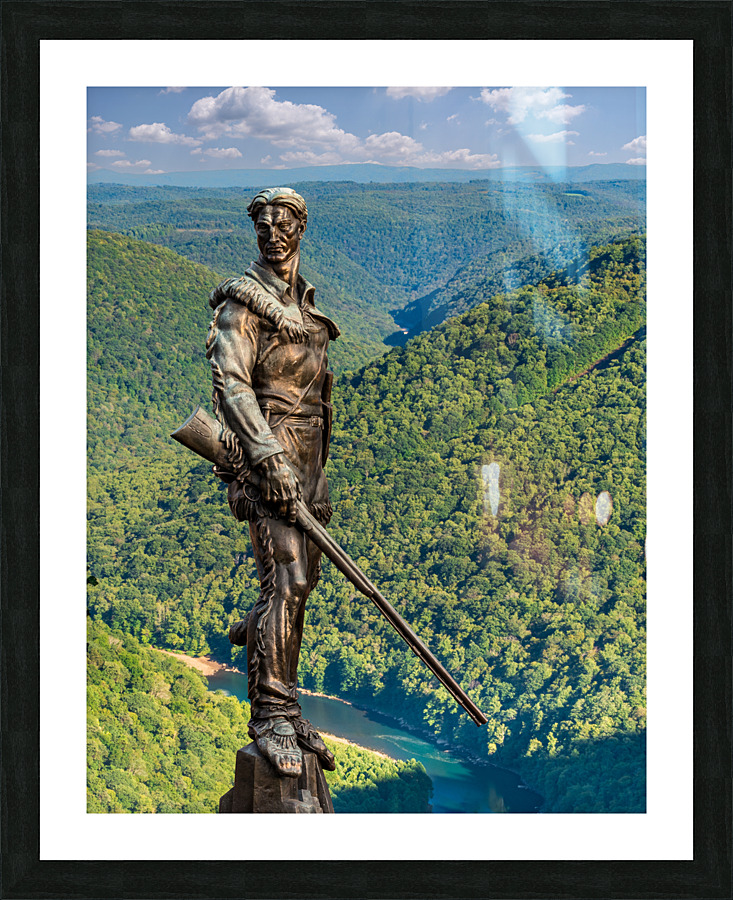 View from Overlook in Snake Hill WMA in WV Picture Frame print