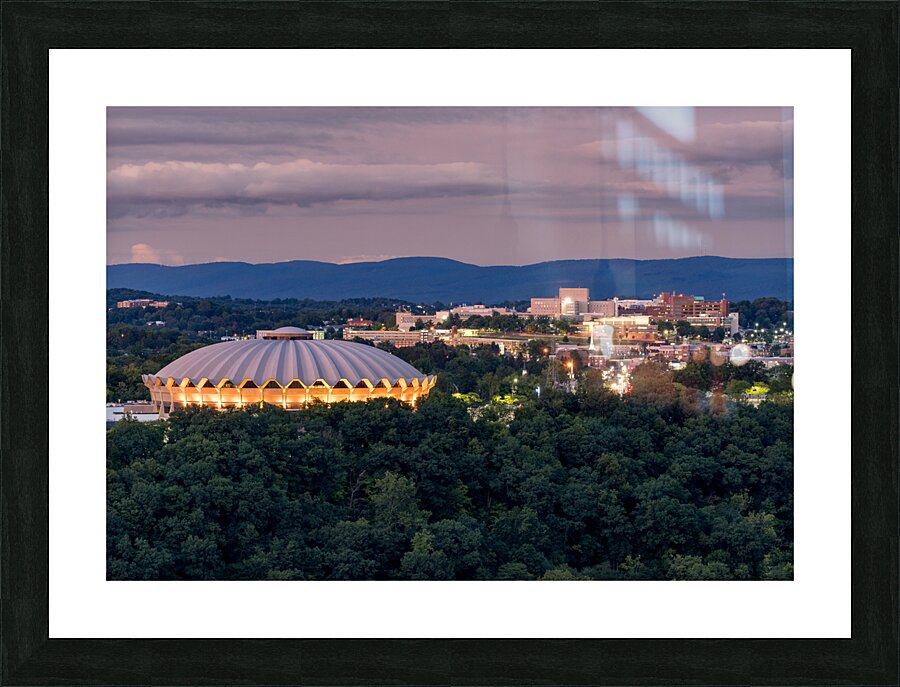 Dusk over Evansdale in Morgantown West Virginia Picture Frame print