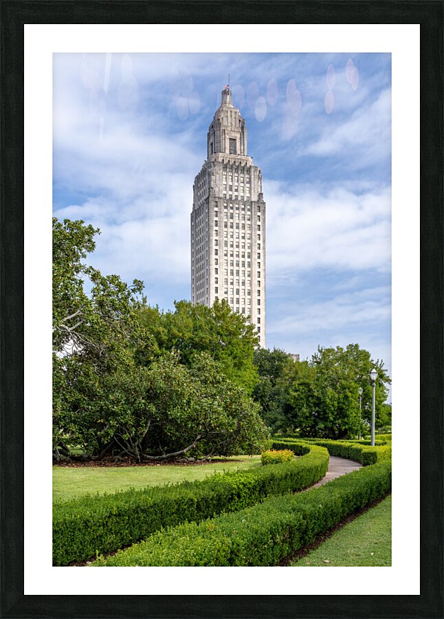 State Capitol building in Baton Rouge Louisiana Picture Frame print