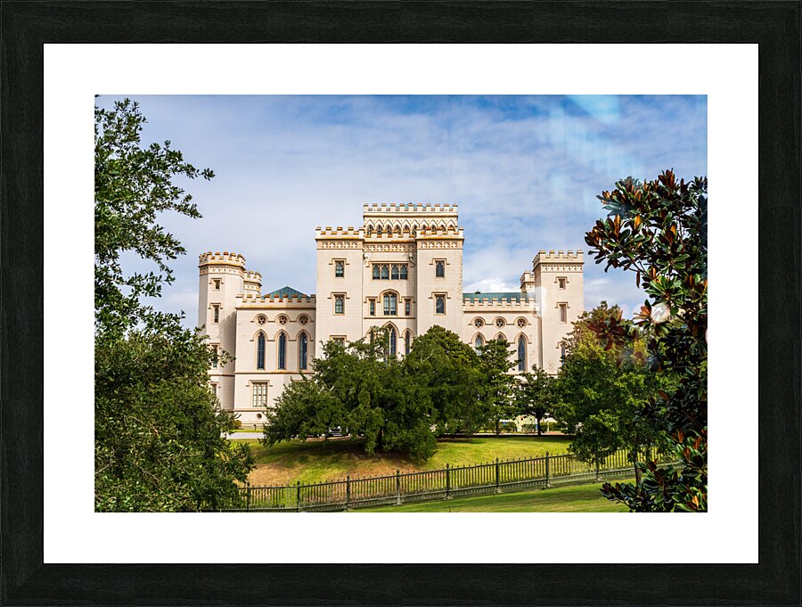 Castle of Baton Rouge or old capitol building in Louisiana Picture Frame print